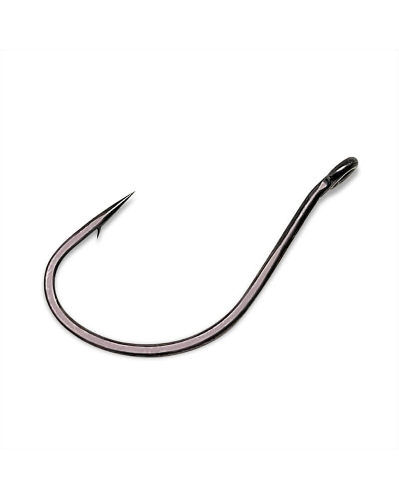 Gamakatsu Drop Shot Hook Black 1//0 6pk Md# 50411 for sale online