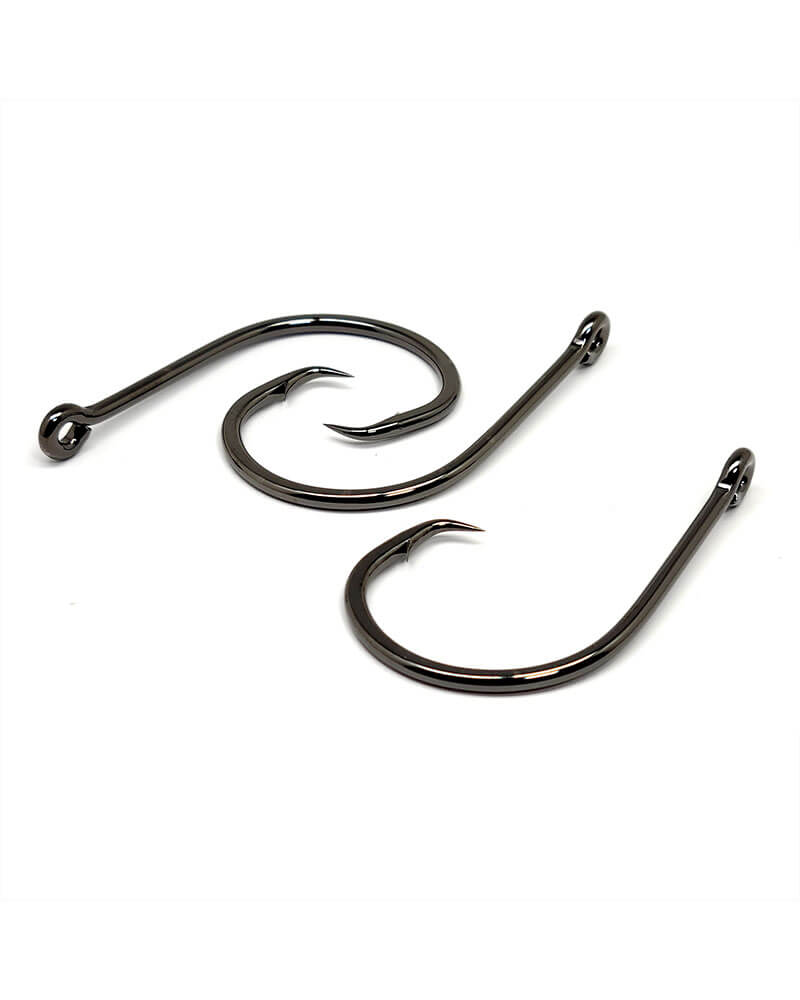 Size 6//0 Gamakatsu Octopus Circle 4X Strong Straight Eye Inline Point Size