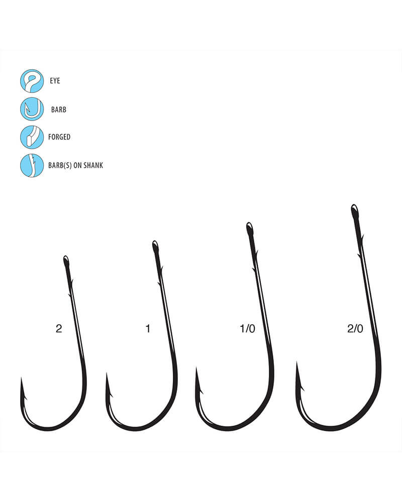 Roboworm Gamakatsu Rebarb Hooks 6 or 8pks 1//0 Medium Wire for sale online