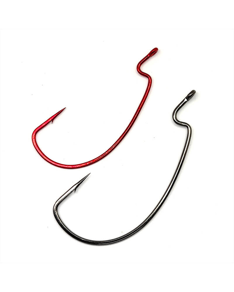 Gamakatsu Offset EWG with Silicon Stopper Wide Gap Haken f/ür Gummik/öder Offsethaken f/ür Gummifische /& Jigs Jighaken