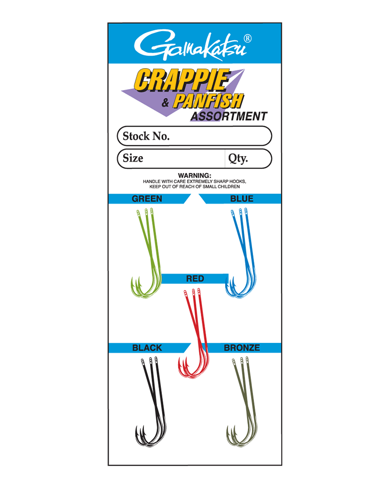 Crappie Hooks Assortment Gamakatsu USA Fishing Hooks