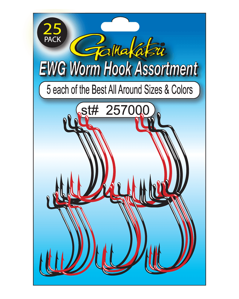 EWG Worm Hook Assortment Gamakatsu USA Fishing Hooks ewg-worm-hook-assortment-gamakatsu-usa-fishing-hooks