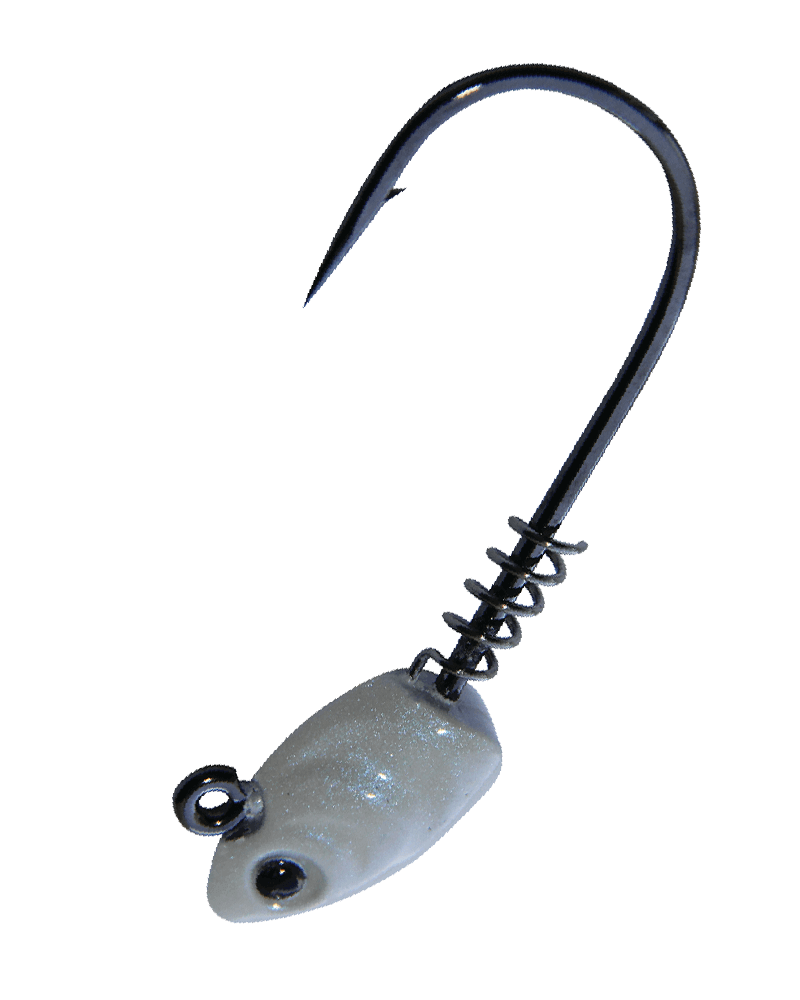 Superline Swim Bait Head Pearl White Gamakatsu USA