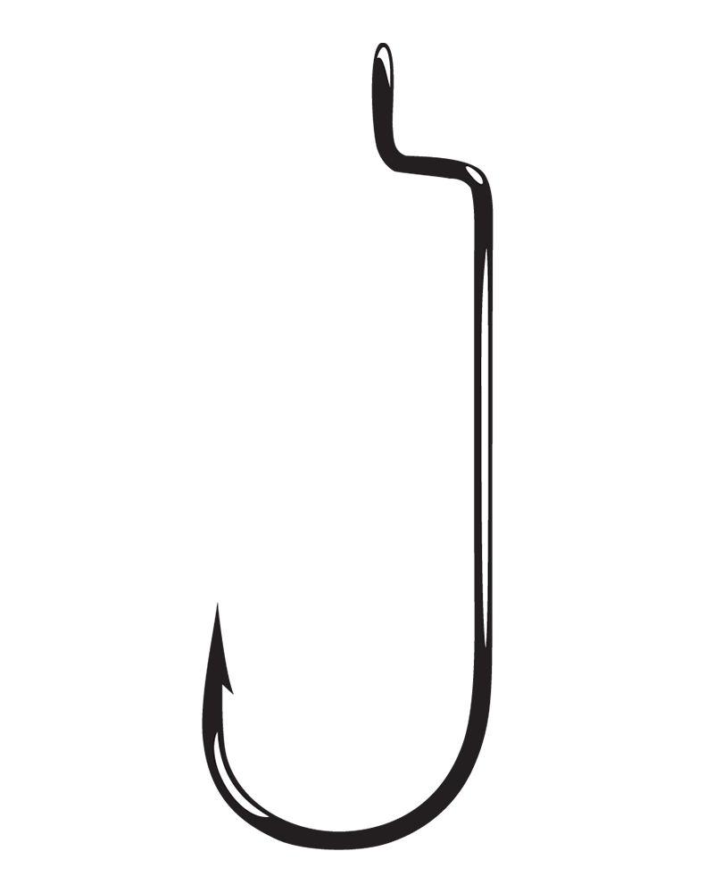 Worm Hooks, Offset Shank, Round Bend Gamakatsu USA Fishing Hooks